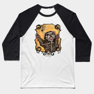 Halloween Ferret Baseball T-Shirt